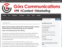 Tablet Screenshot of goers-communications.de